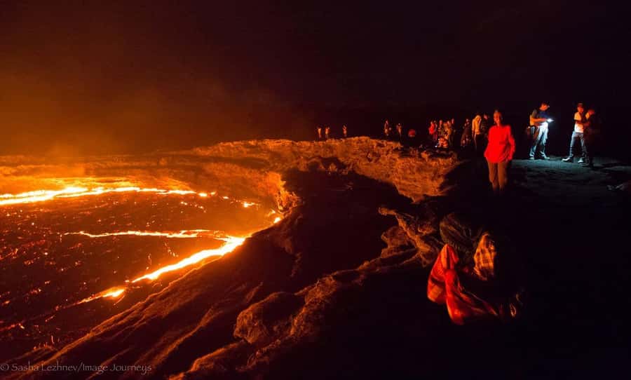 2-Night 3-Day Danakil Depression Tour without Flights - Day 2: Crater views, Lake Giulietti, and Hamedela