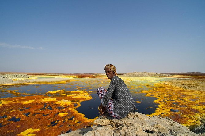 3 Day Tour to the Danakil Depression, Dallol, and Earta'le Volcano - Day 2: Salt flats, Lake Asale, and Hamedella