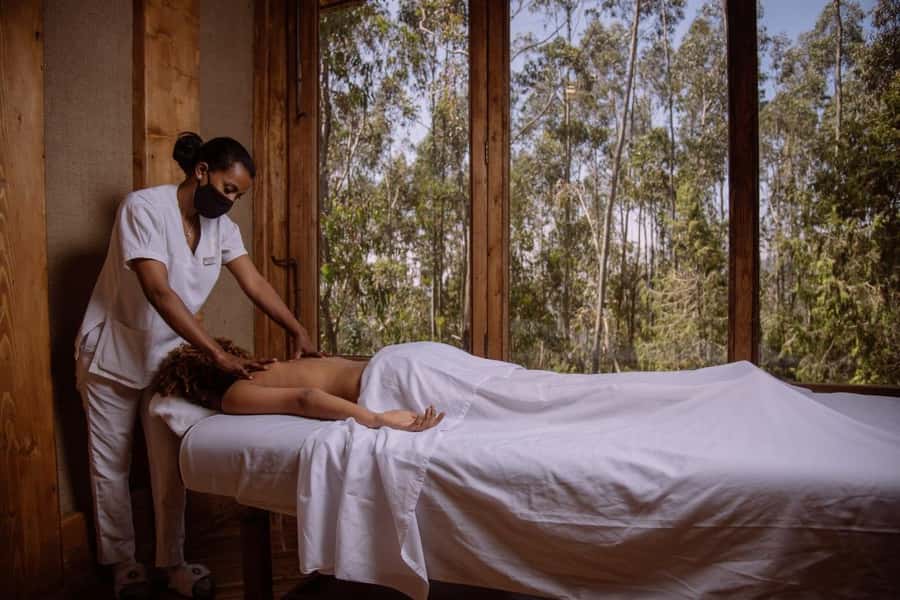 Addis Ababa ,Forest Spa Experience, massage and steam sunna - From Bole to the Forested Hills of Entoto