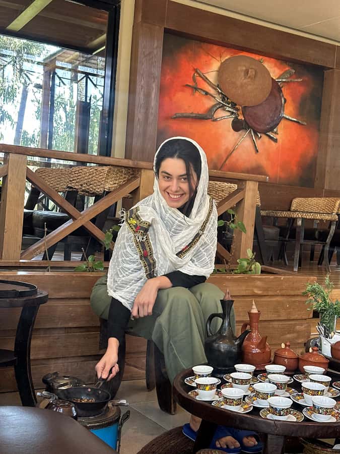 Ethiopia coffee cupping class/Ethiopian food injera making - Coffee cupping at Hadero and the craft behind the cup