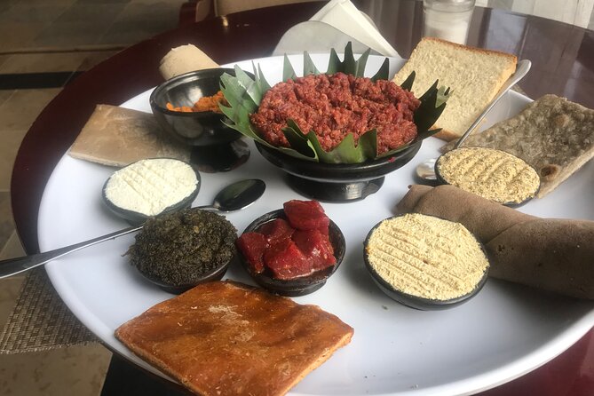Go wheretheLocalsgo, Eatwhat thelocalseat!open Market&More Tours - A Full Ethiopian Meal at Yobez Traditional Restaurant